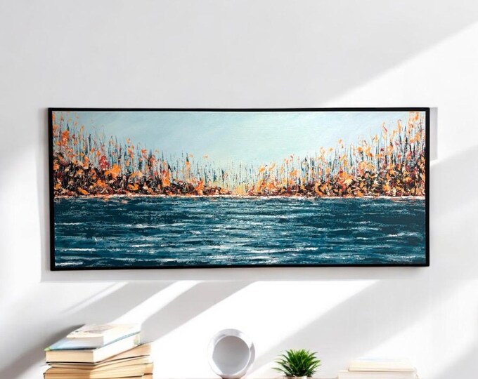 "Drifting Away" Framed Original Painting