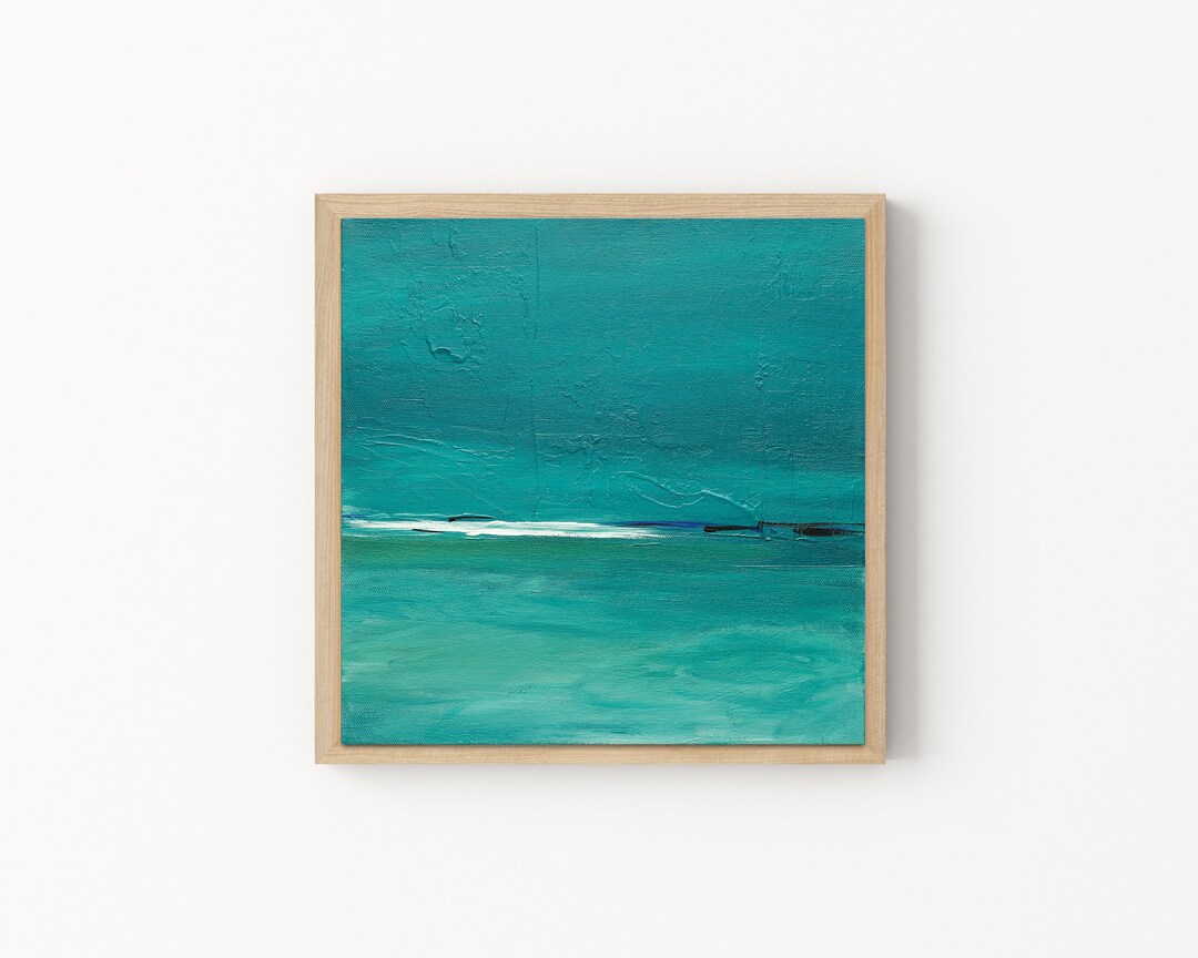 Printable Seascape Art, Abstract Ocean Art, Instant Download Art