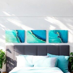 Ocean Art Print Tryptich, Ocean Print Set, Beach Print, Surf Art Print, Gallery Wall Set, Coastal Print Set