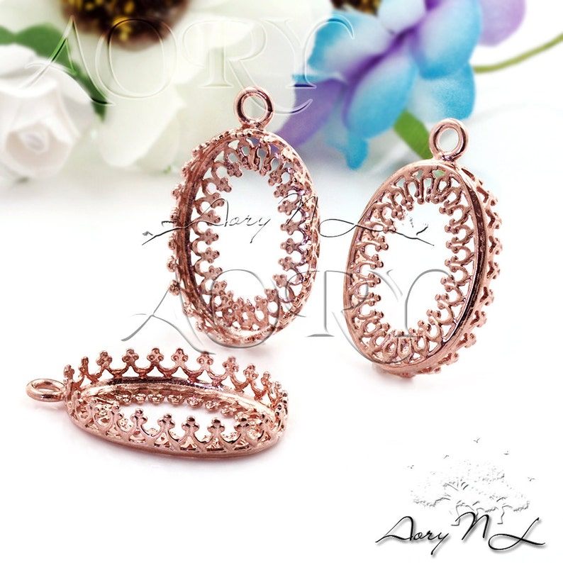 1pcs 24K Gold Plated Brass/shiny Rose Gold Color Filigree Wire Etsy