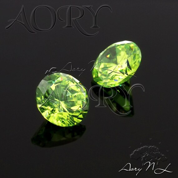 forma AAAAA 8x6mm oscuro Rodolita Cubic Zirconia brillante corte Facetado Cubic Zirconia 1 un