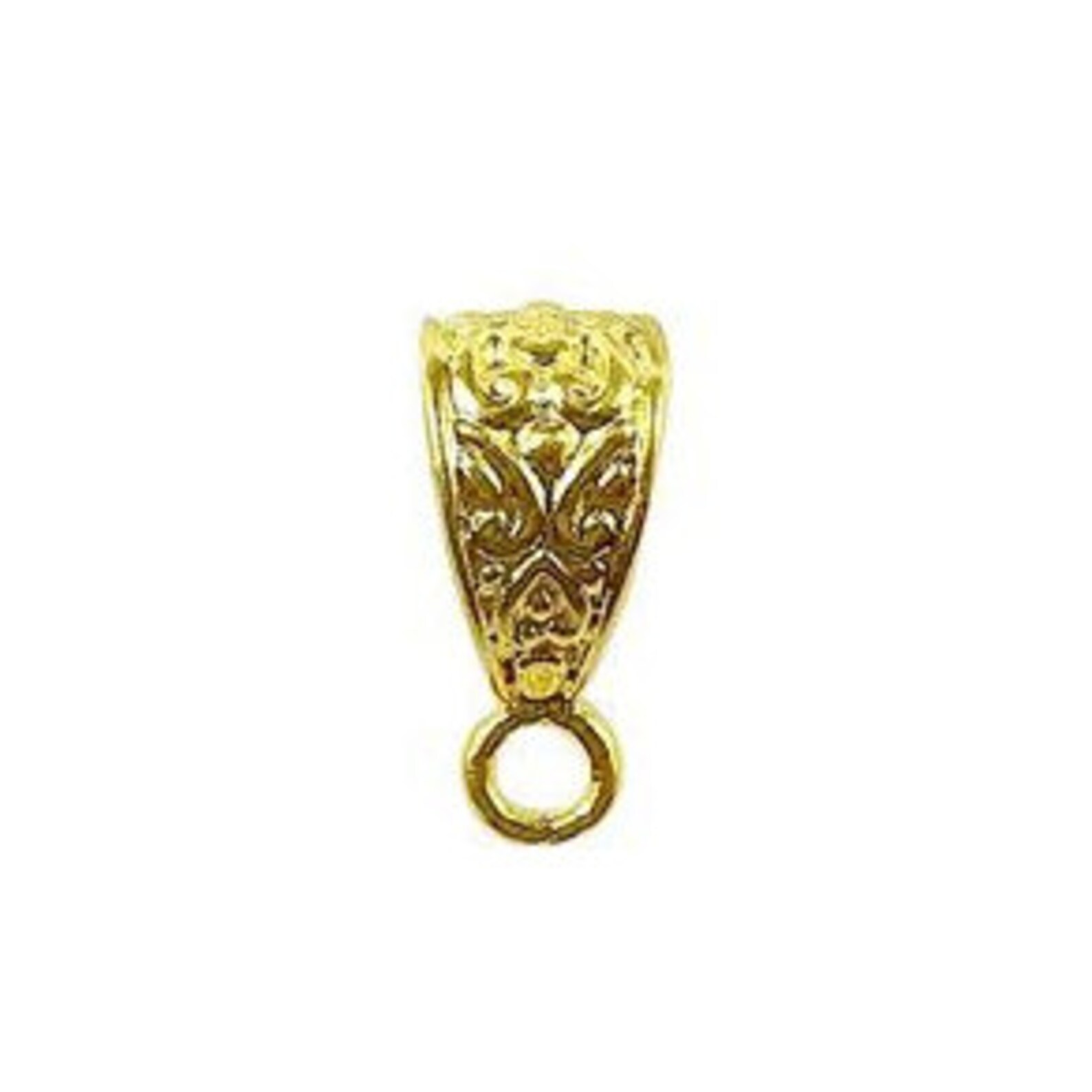 2 PCS 14x8mm 18K Gold Fill Bail Necklace Pendant Bail Gold Etsy