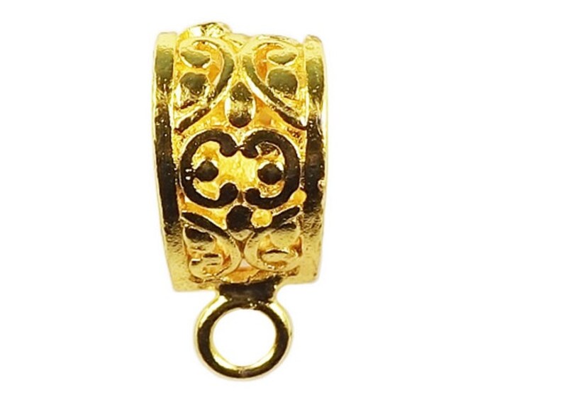 22x10mm 18K Gold Fill Pendant Bail Gold Fill Findings Gold Etsy