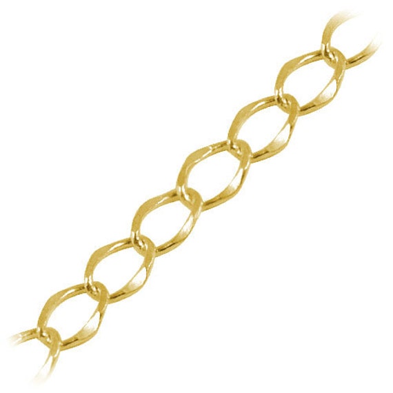 5mm 18K Gold Filled Chain Bulk Chain 