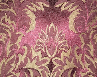 Scalloped window valance, maroon and tan, kitchen valance