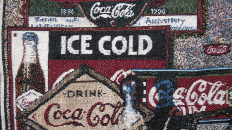 Coca Cola Window Valance, Vintage