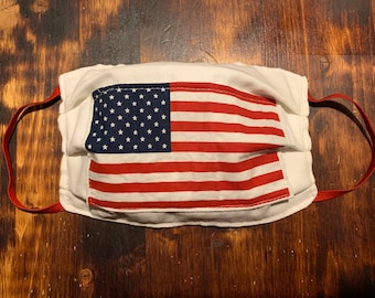 Face mask, American flag face mask, mask