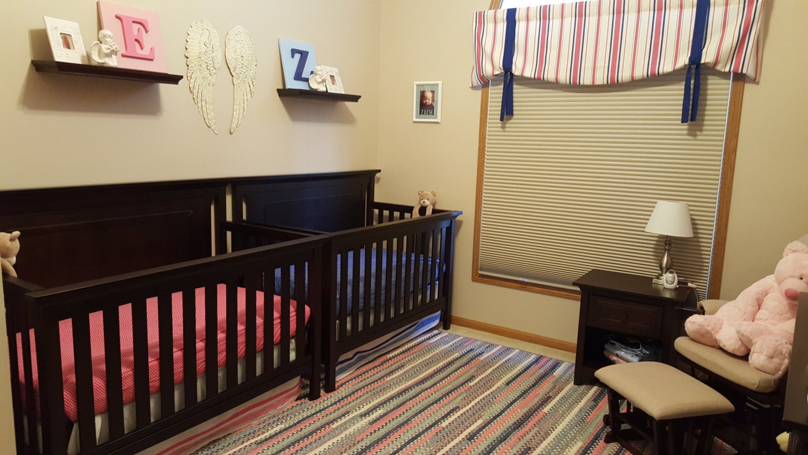 Window Treatment Tie Up Valance Twins nursery valance Etsy