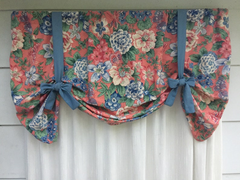 Tropical Window Valance Floral Nursery Valance Girls Nursery Etsy