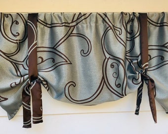 Brown Valance | Etsy