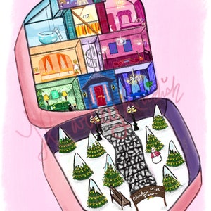 Lover small toy pocket house