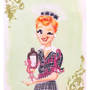 Lucy medicine  digital print