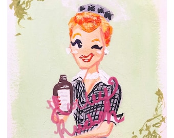 Lucy medicine  digital print