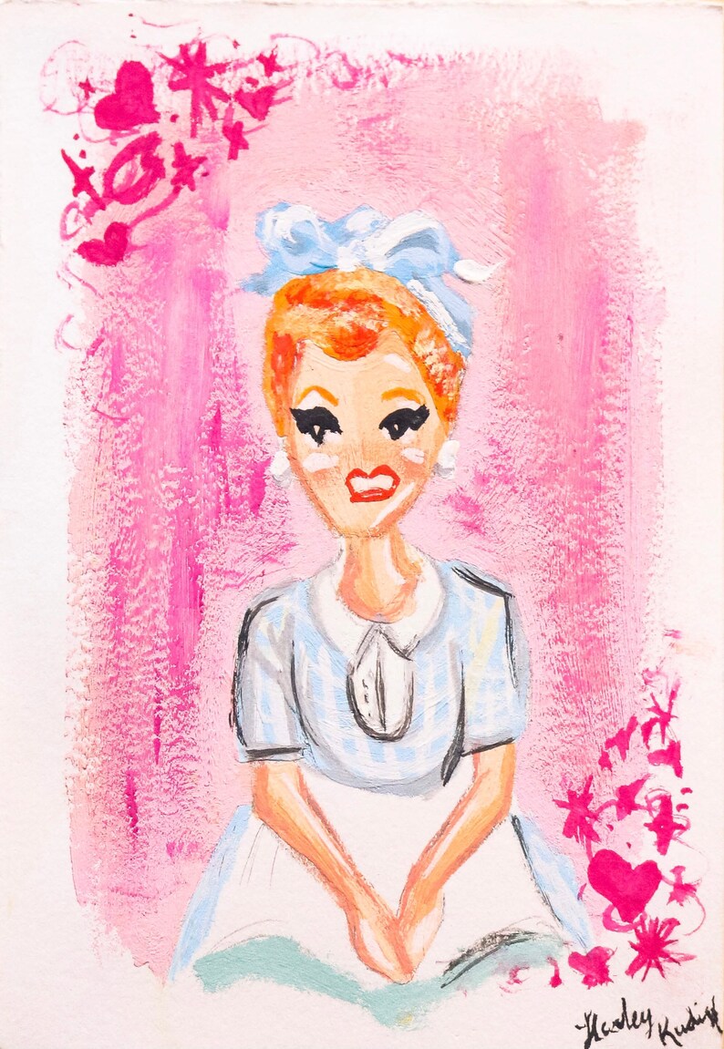 Download I Love Lucy Painting Print Prints Giclee Deshpandefoundationindia Org