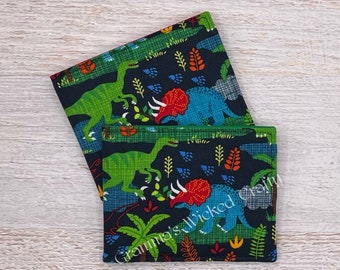 Wallet, Kids Wallet, Adult Wallet, First Wallet, Dinosaur Wallet, Slim Wallet, Fabric Washable Wallet, Fun Wallet, Dinosaurs
