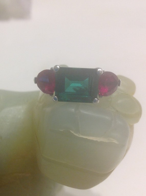 Vintage costume statement ring Gem