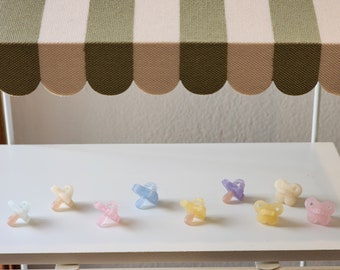 Micro Butterfly pacifier singles for silicone baby dolls