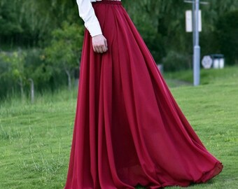 flowy skirt maxi