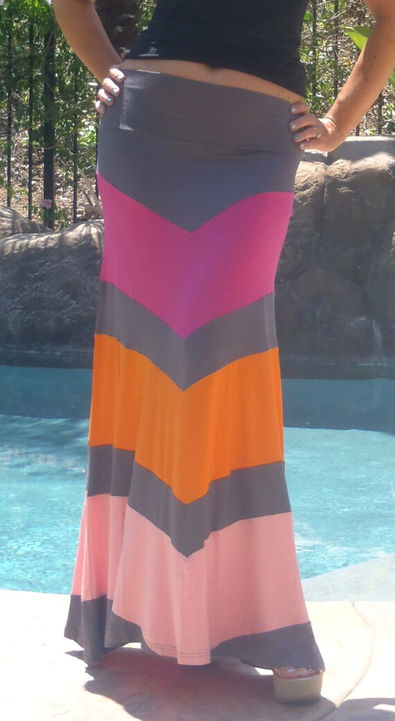 slimming maxi skirt