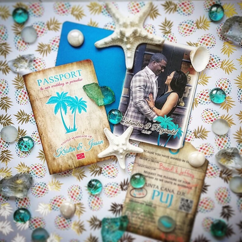 Vanessa's Destination Wedding Invitations DIY Antique Etsy Canada