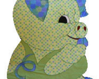 Quilt Baby Blanket Pattern Sewing Baby Pattern Quilt Kids Woodland Nursery Decor Quilt In Day Sewing Baby Quilt Pig Boy Kiddie Komfies  #110