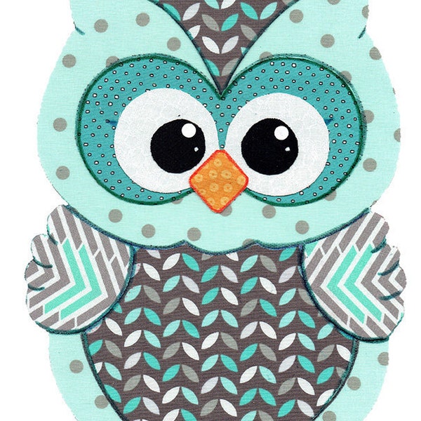 Owl Quilt Pattern Baby Blanket Pattern Quilt Boy Girl Quilt Patterns Easy Animal Quilt Pattern Modern Baby Quilt Kit Kiddie Komfies 125