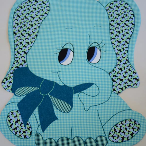 101, #Elephant Quilt, Elephant Pattern, #Zoo Quilt Pattern, Zoo Nursery Quilt, Baby Blanket, Girl Quilt Pattern, Baby Quilt,#Kiddie Komfies