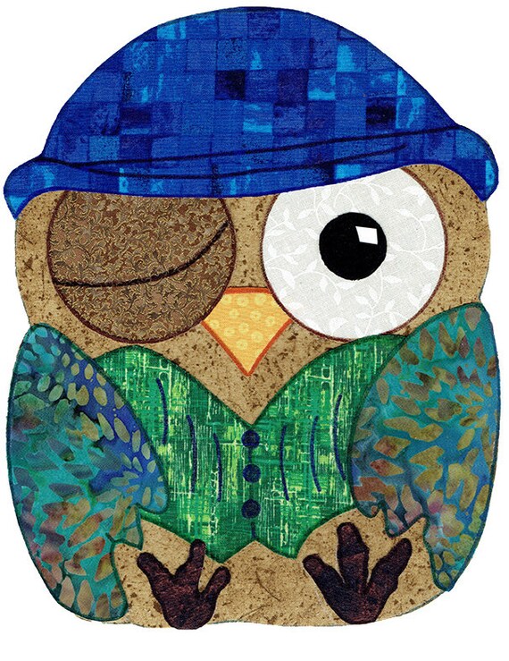Owl Quilt Pattern Baby Blanket Pattern Quilt Boy Girl Quilt Etsy