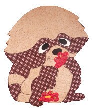 Raccoon Quilt Pattern Baby Boy Quilt Pattern Girl Baby Easy Quilt Pattern Woodland Nursery Animal Quilt Pattern Zoo Kiddie Komfies  #108