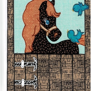 112, Patrón de colcha de caballo, Patrón de colcha de poni, Patrón de manta de bebé, Colcha para niño y niña, Patrón de colcha de animales, Colcha fácil, #Komfies para niños