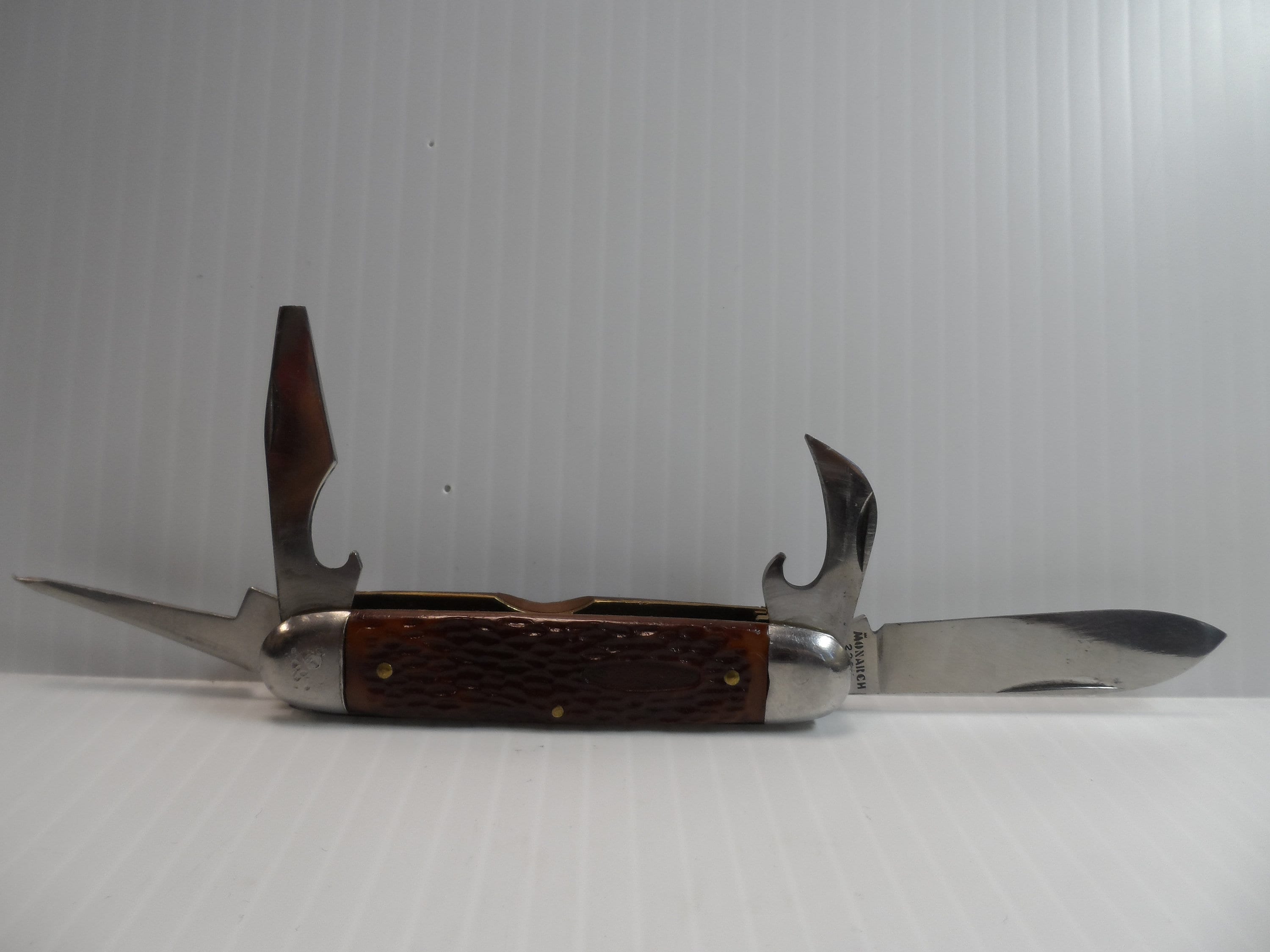 RARE 60s Durall-eagle Utility Knife Box Cutter Metal SAFETY GLIDE Stores  Blades 
