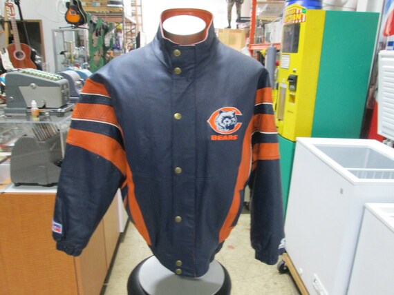 NFL Proline Starter Chicago Bears Leather Jacket,… - image 1