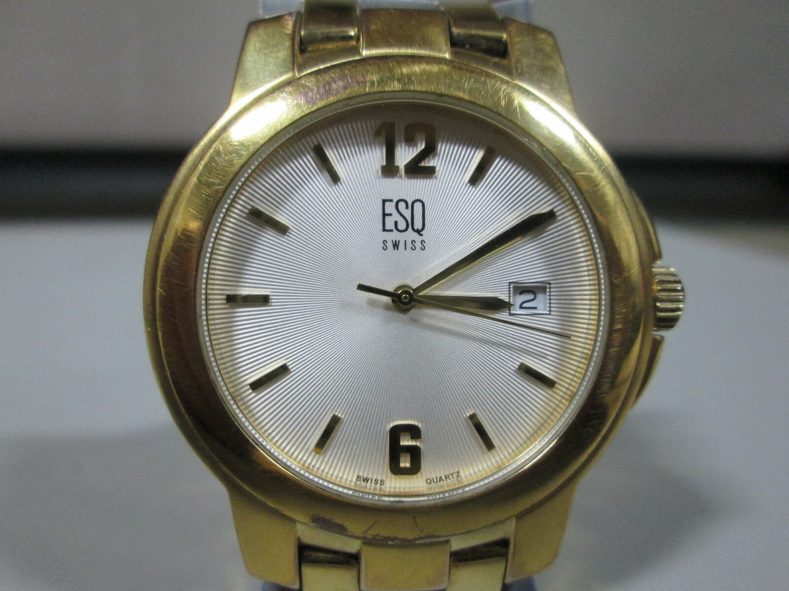 ESQ Swiss E5256 Gold Color Stainless Steel Water Resistant Etsy