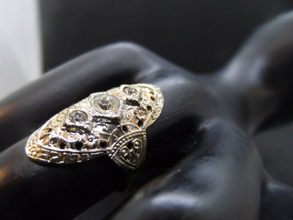 Vintage 14K G.E. Women's Ring, Size 6 1/2 - image 2