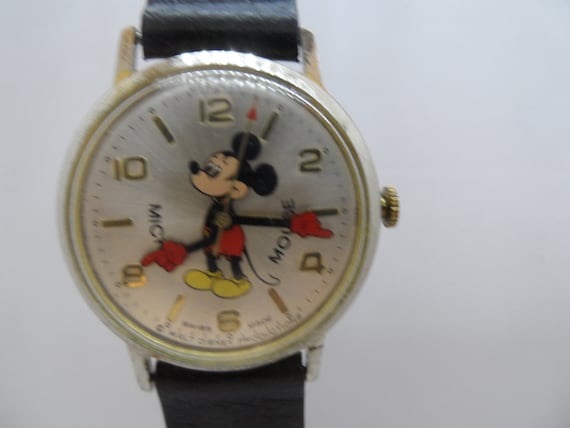 Vintage BRADLEY Disney 50th Anniversary Mechanical 1970s Wrist