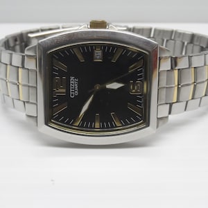 Vintage Citizen GN-0-S-9 Stainless Steel With Gold Tone Accents