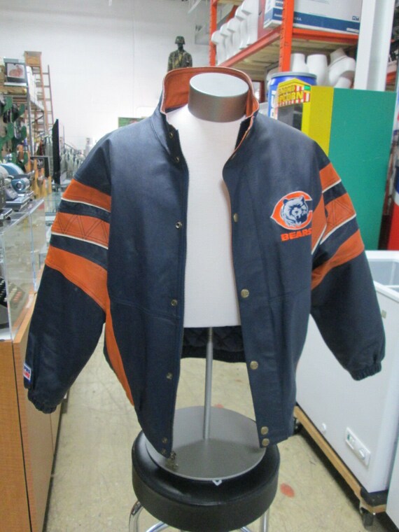 NFL Proline Starter Chicago Bears Leather Jacket,… - image 7