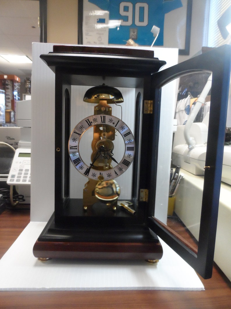 Vintage Franz Hermle & John Mechanical Mantle Clock 791 081 Etsy