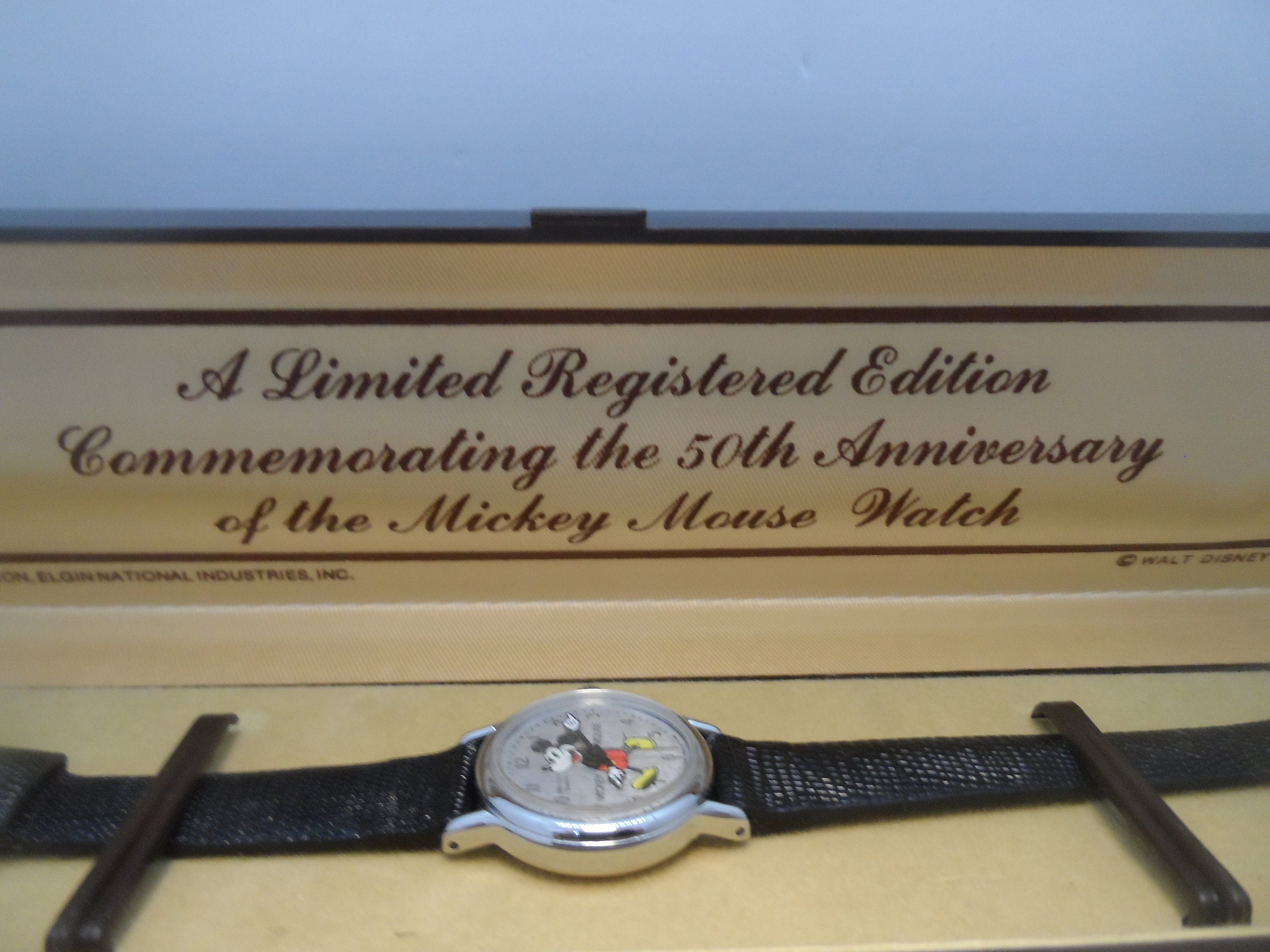 Mickey Mouse 50th Anniversary 1978 Limited Registered Edition