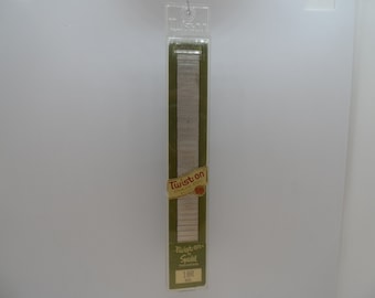 Vintage Twiston by Speidel 18R Regular Stainless Steel Watch Flex Band, NOS (New Old Stock), 1980's