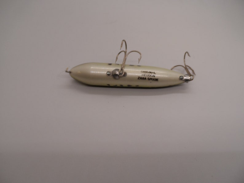 Leurre vintage original Heddon Zara Spook Swayback transparent