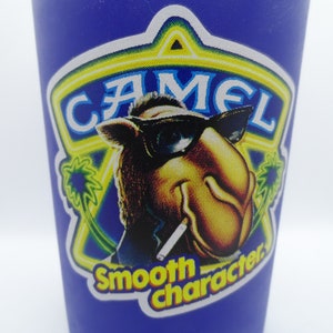 Vintage ALADDIN Camel Royal Blue 20 oz. Insulated Travel Hot/Cold Mug/Cup, Promotional R.J Reynolds Tobacco Co. 1990&#39;s NOS