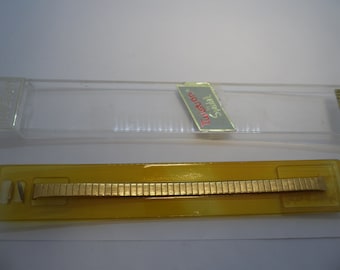 Vintage Twiston 250YL/71L Gold Tone Ladies Watch Flex Band By Speidel, NOS (New Old Stock) 1980's