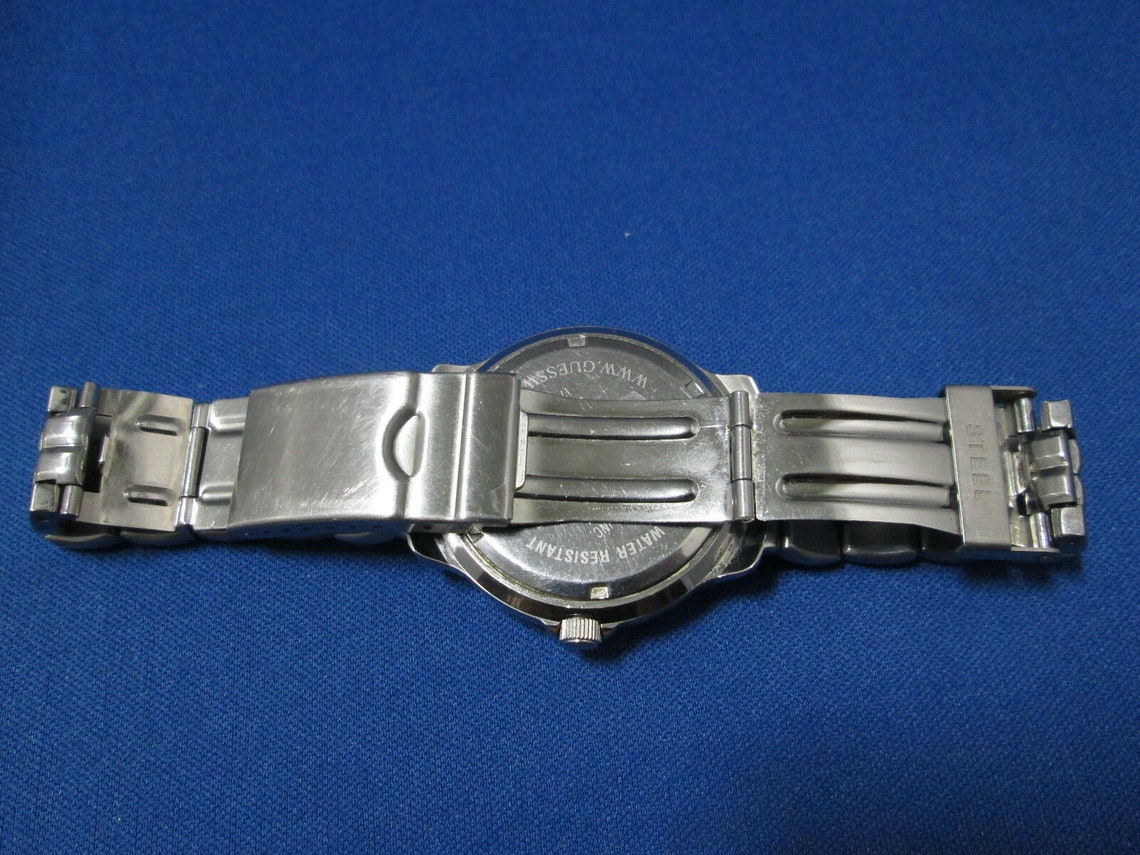 Guess Waterpro Steel Watch 10ATM, Stainless Steel Japan Movement