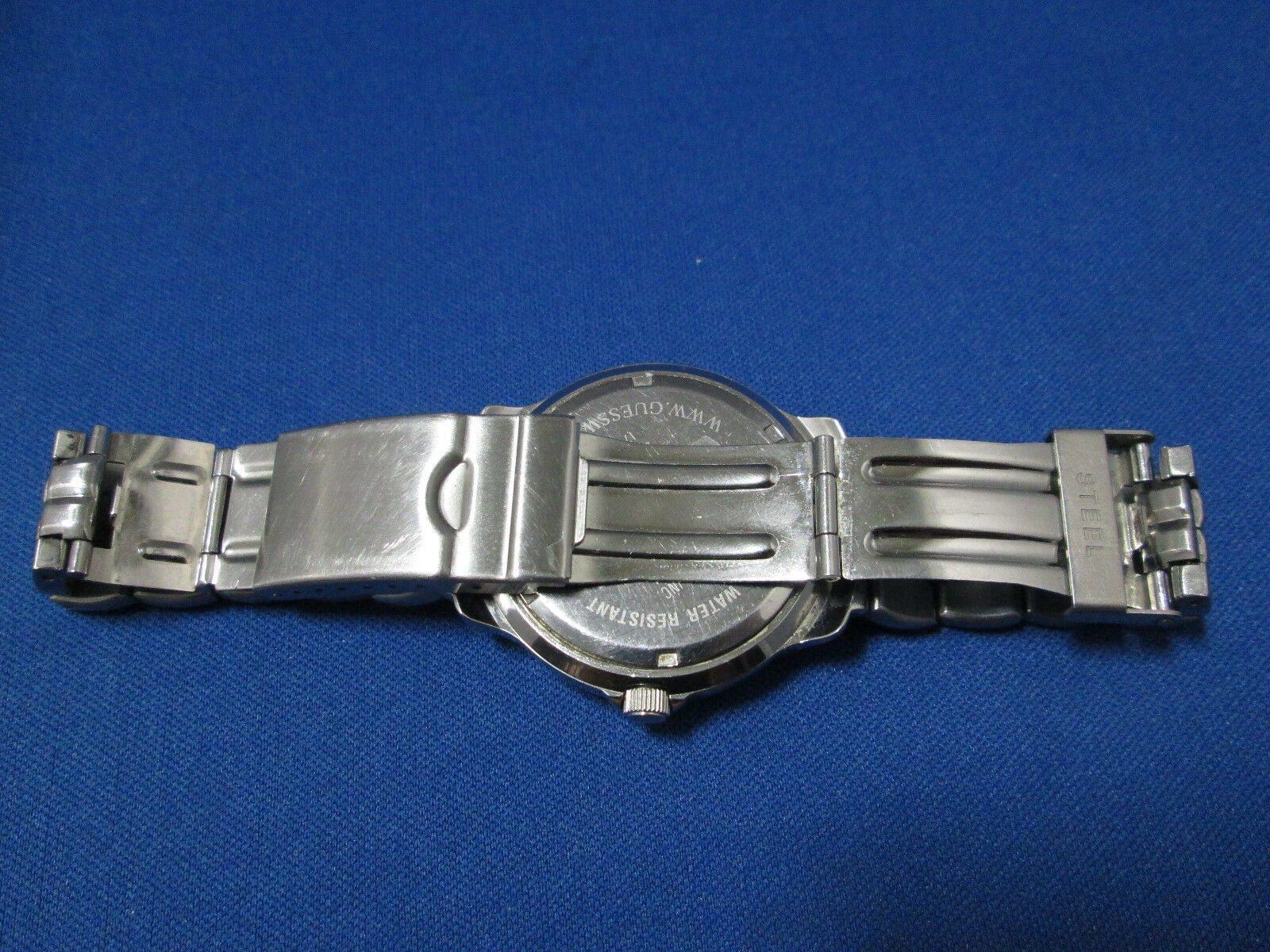 Guess Steel Watch 10ATM, Stainless Steel Japan Movement, I70417g2 - Etsy