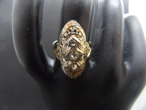 Vintage 14K G.E. Women's Ring, Size 6 1/2 - image 4