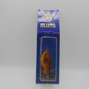 Vintage Joe Camel Top Water lure Joe&#39;s Tackle Shop.
