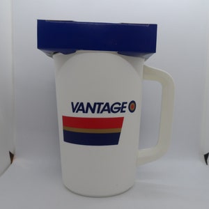 Vintage Vantage Aladdin 20oz Mug Hot/Cold Insulated W/ lid, 1990&#39;s NOS Promotional Advertising from R.J Reynolds Tobacco Co. Made in USA