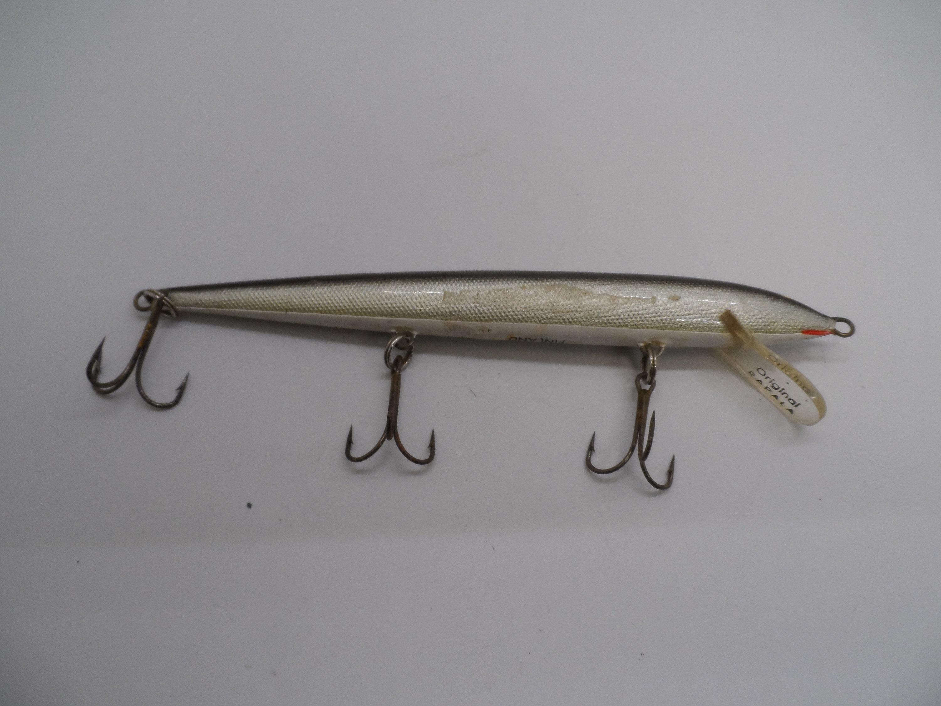 Rapala Deep Diver 90 Wood Lure W/metal Lip, Made in Finland Circa 1972 No  Box, Pre-owned in Excellent/like New/unused Condition 