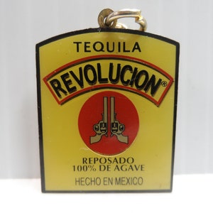 Vintage &quot;Tequila Revolucion&quot; Key Chain By Idea Pins, #2605101-06